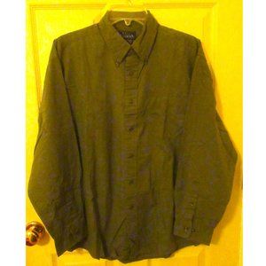 Man's dress shirt M olive green